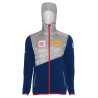 Löffler hommes veste avec capuche Team Austria Hybrid Functional ÖSV grises - eau profonde